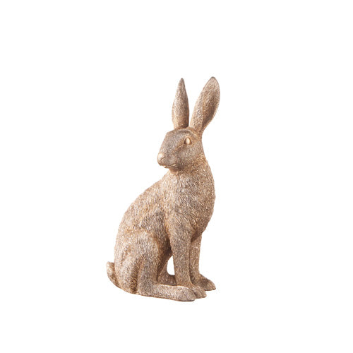 Raz Imports Gold Resin Decorative Bunny Rabbit