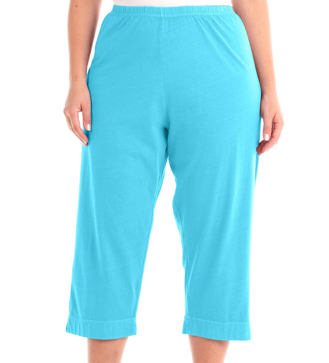 Fresh Produce Clothes 3X Blue Fin Jersey Cotton Stretch Capris – The Pink  Palm